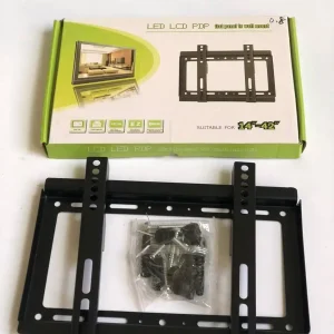 Flat Panel TV Fixed Wall Mount Bracket for 14"–47" Screens – Universal LED LCD Holder 400