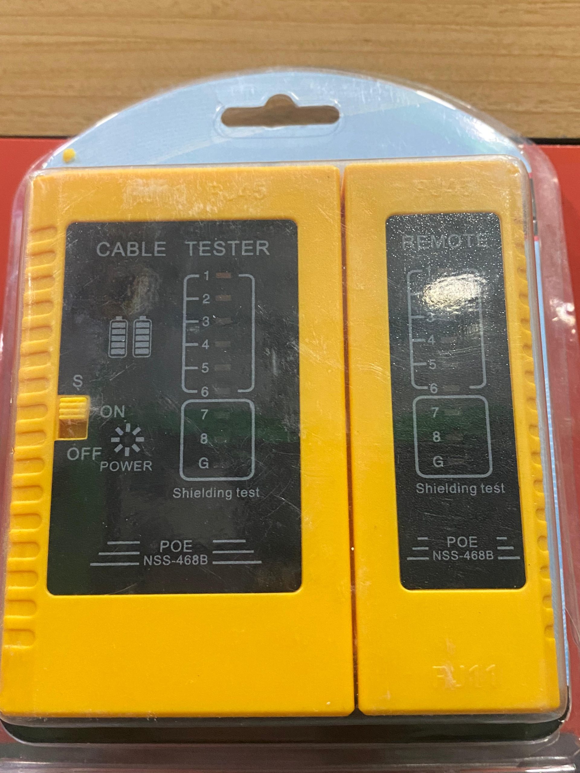 NSS468B Professional POE Cable Tester — Network PoE Voltage Diagnostic Tool scaled