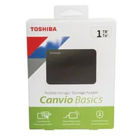 Toshiba Canvio Ready 1TB Portable External Hard Drive — USB 3.0, Plug & Play, Compatible with PC & Mac